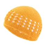 Kufi tricoté orange