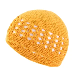 Kufi tricoté orange