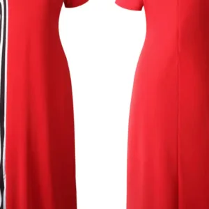 Robe africaine féminine aux motifs colorés et fluides