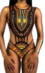 Maillot de bain wax, design unique, coupe confortable