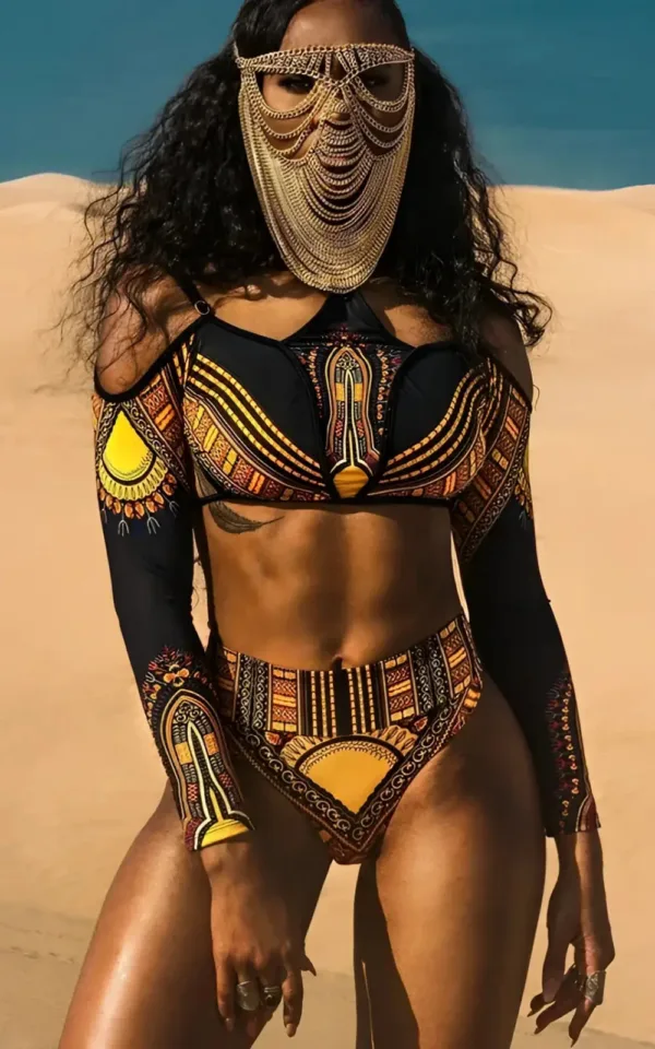 Maillot 2 pièces en wax, idéal pour les vacances d'été