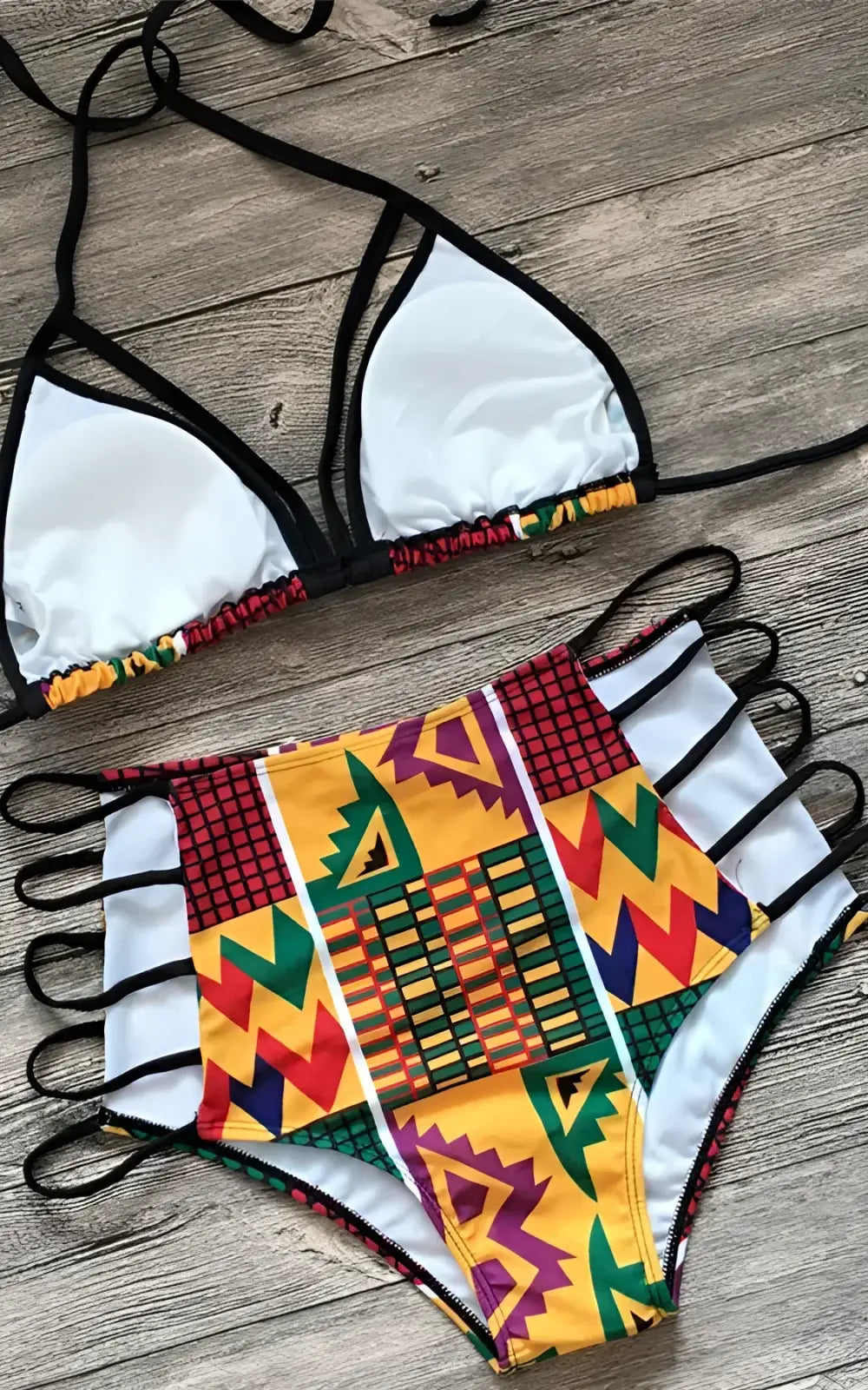 Bikini féminin en tissu africain, style unique et tendance