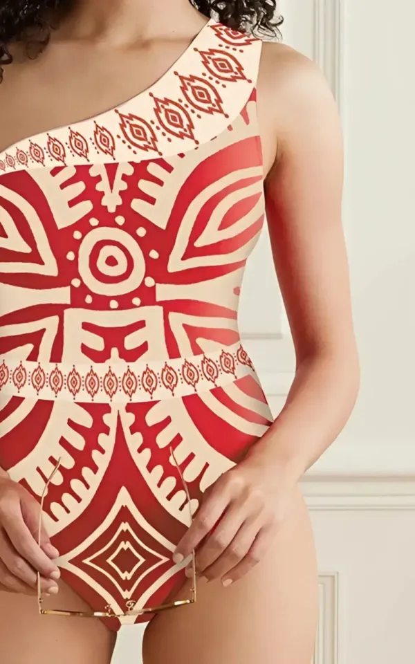Maillot de bain femme avec motif tribal