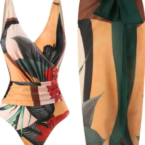 Maillot de bain ethnique africain en tissu wax