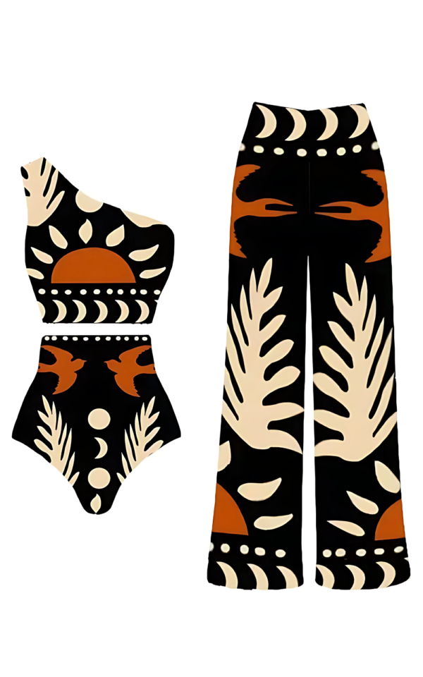 Maillot de bain africain avec motifs envoûtants