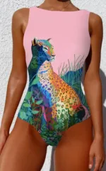 Maillot de bain féminin en style africain