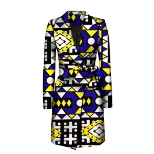 Manteau Africain Femme en tissu traditionnel