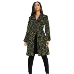Manteau d’inspiration africaine pour femme moderne