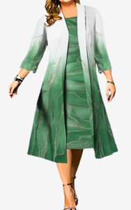 Manteau et robe combinés, culture africaine
