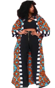 Robe Africaine avec motif traditionnel