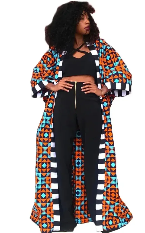 Robe Africaine avec motif traditionnel