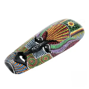 Masque Ethnique Coloré en tissu traditionnel
