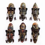 Masque Africain stylisé pour décoration intérieure