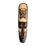 Artisanat africain : masque en bois traditionnel