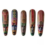 Masque traditionnel africain, touche moderne et élégante