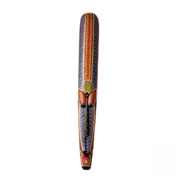 masque-africain-porte-bonheur-1 Masque Africain Porte-Bonheur traditionnel en bois sculpté
