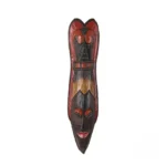Masque décoratif africain, design contemporain