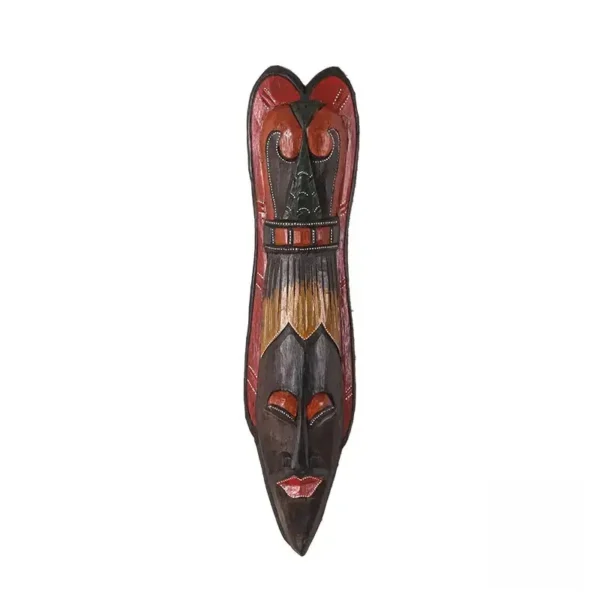 Masque décoratif africain, design contemporain