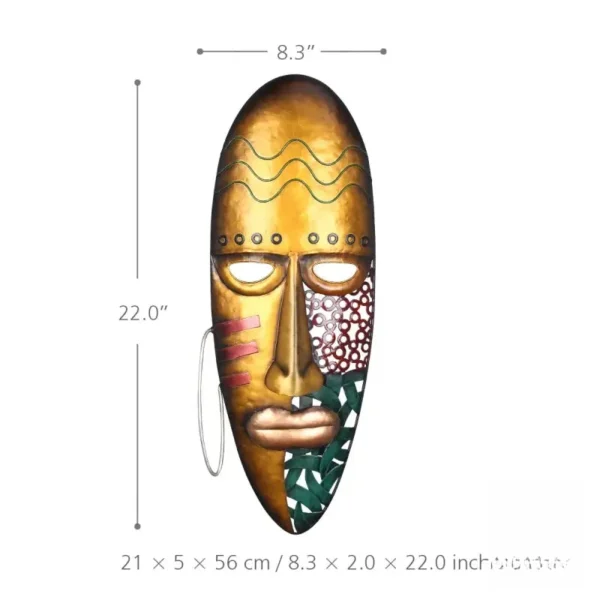 Détails artistiques des masques africains, heritage culturel