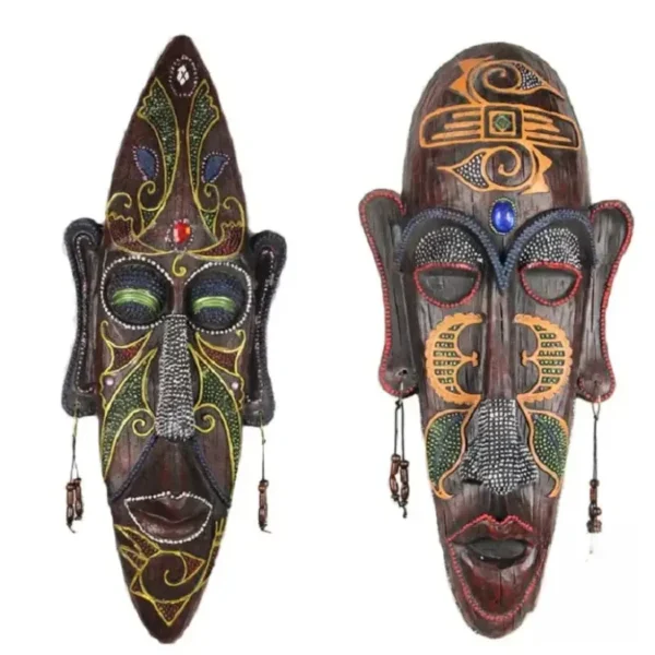 masques-africains-en-bois-1 Masque Africain en bois décoratif