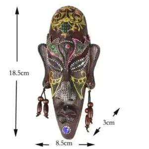 Accessoire de décoration murale en bois africain