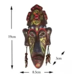 Objet d'art africain : masque en bois