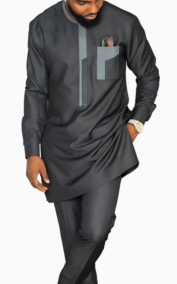 modele-ensemble-africain-homme-1 Ensemble Africain Homme élégant et traditionnel