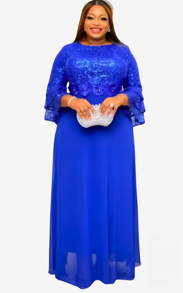 Robe femme aux motifs africains colorés