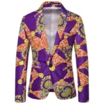 Veste homme en pagne africain au design unique