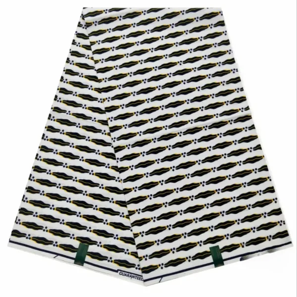 Motif tissu africain wax coloré et vibrant - vue 3