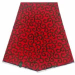Motif wax africain aux teintes éclatantes et designs uniques
