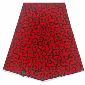 Motif wax africain aux teintes éclatantes et designs uniques