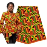 Motif Wax Africain tissu coloré