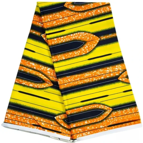 Motifs traditionnels africains en tissu Wax