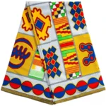 Tissu Wax africain avec design audacieux