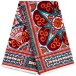Textile africain Wax à motifs traditionnels