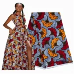 Tissu Wax africain motif vibrant