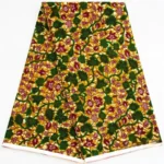 Motif Wax africain avec couleurs vives