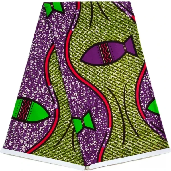Motif Wax Africain tissu coloré - vue 6