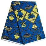 Tissu Wax aux motifs africains énergiques