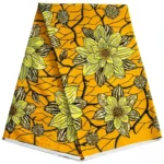 Textile africain Wax avec motifs distincts