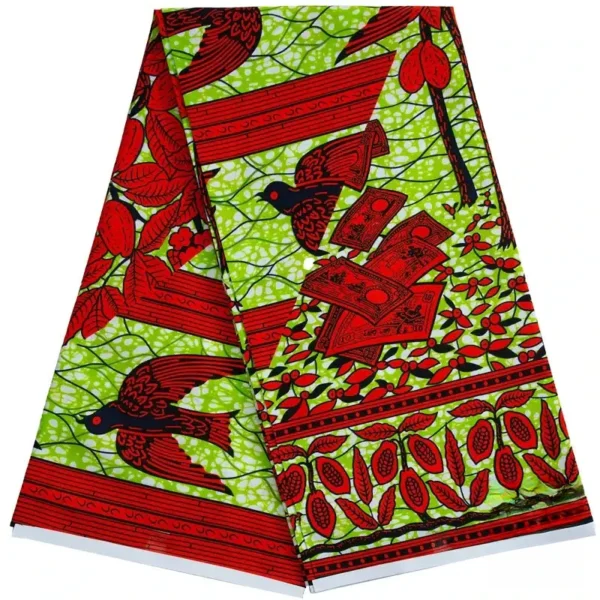 Tissu Wax africain motifs modernes
