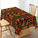 Nappe Kente aux motifs africains colorés