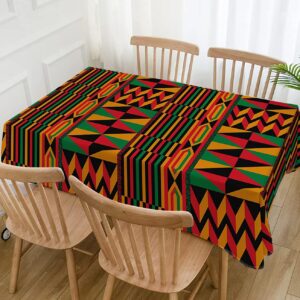 Nappe décorative inspirée du tissu Kente