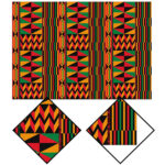 Accessoire déco africain : nappe Kente