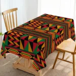 Nappe en tissu Kente pour une ambiance chaleureuse