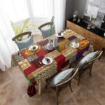 Nappe Africaine Motif Animaux élégante pour décoration