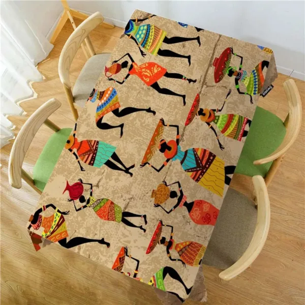 Accessoire de table en tissu africain pour une ambiance chaleureuse