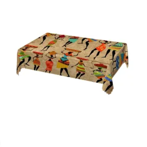 Nappe design africain pour rehausser l'élégance de votre salle à manger
