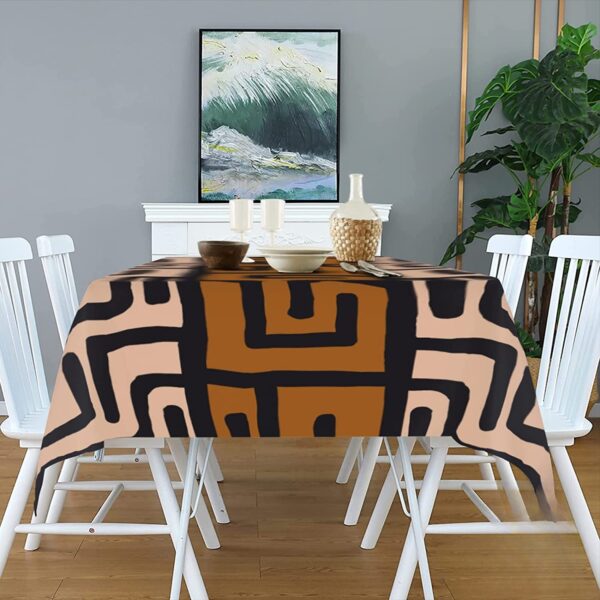 Nappe de table avec motifs ethniques africains uniques